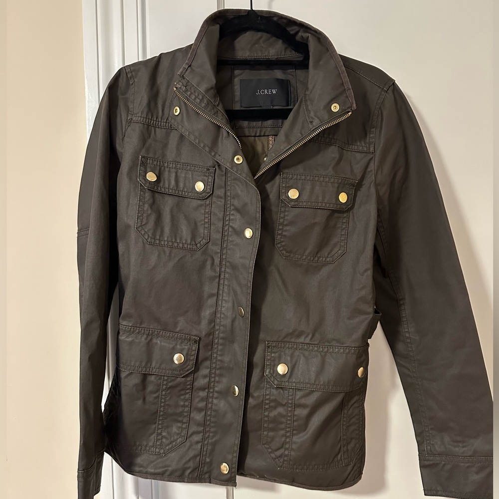 J. Crew Women's Dark Olive Utility Jacket
